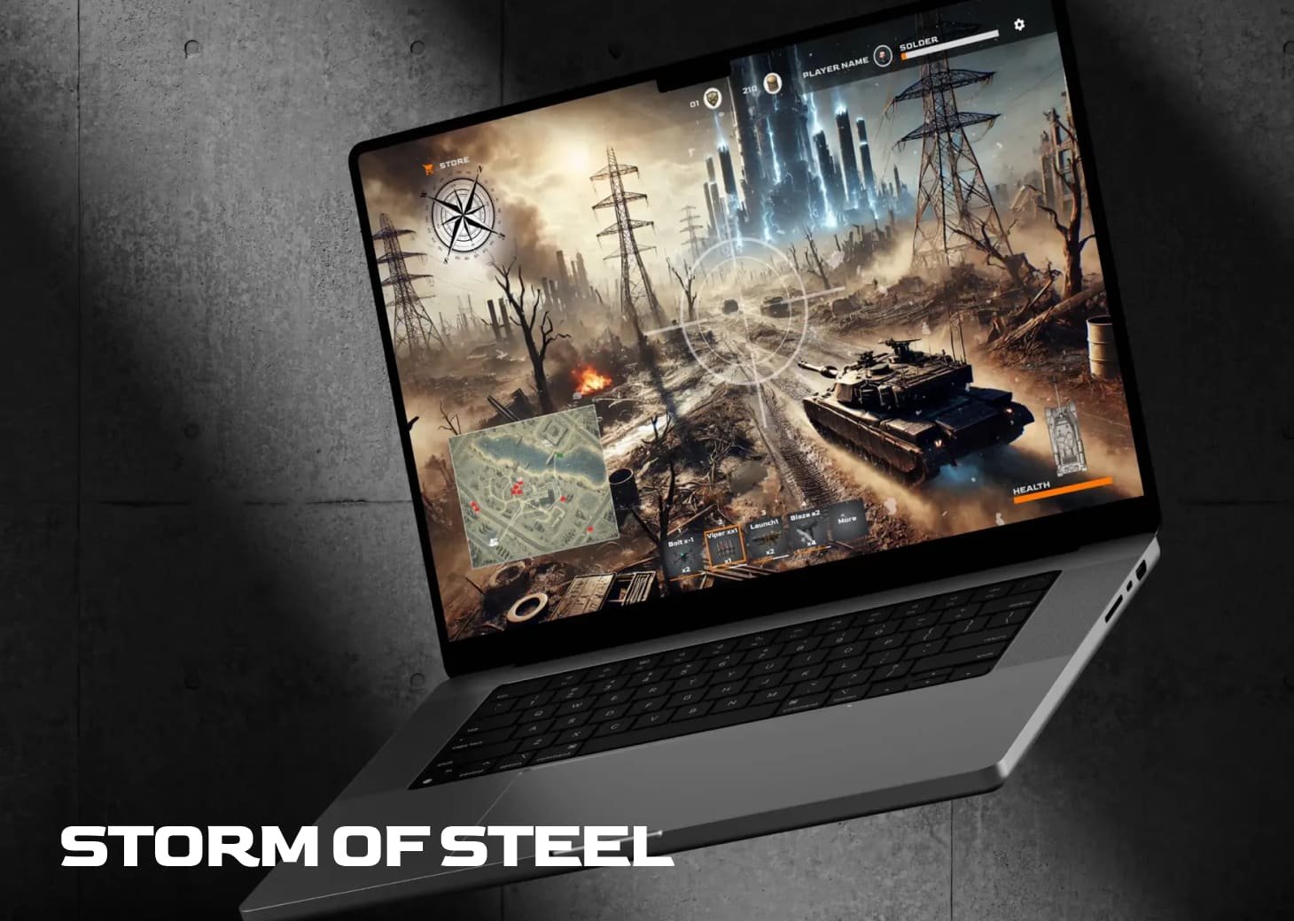 Storm Of Steel tank game concept project preview